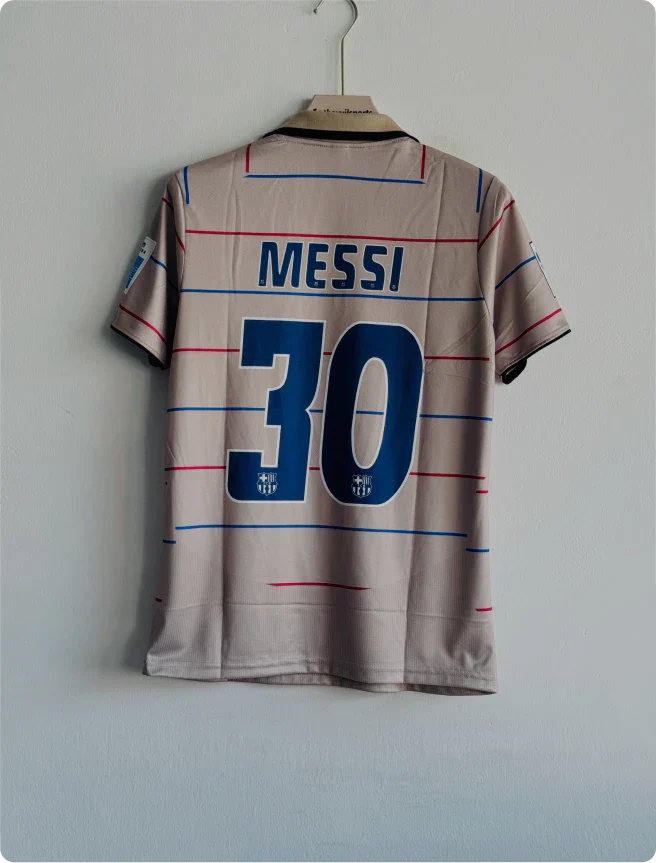 BARCELONA 2003-04 AWAY KIT MESSI POLO PRINTED PREMIUM