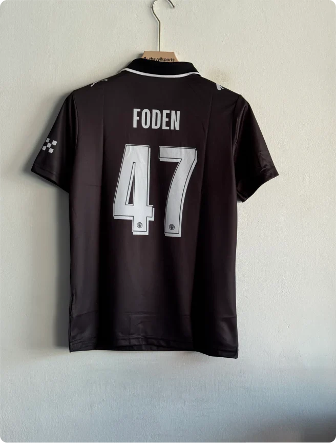 MANCHESTER CITY 25-26 AWAY KIT FODEN POLO PRINTED PREMIUM
