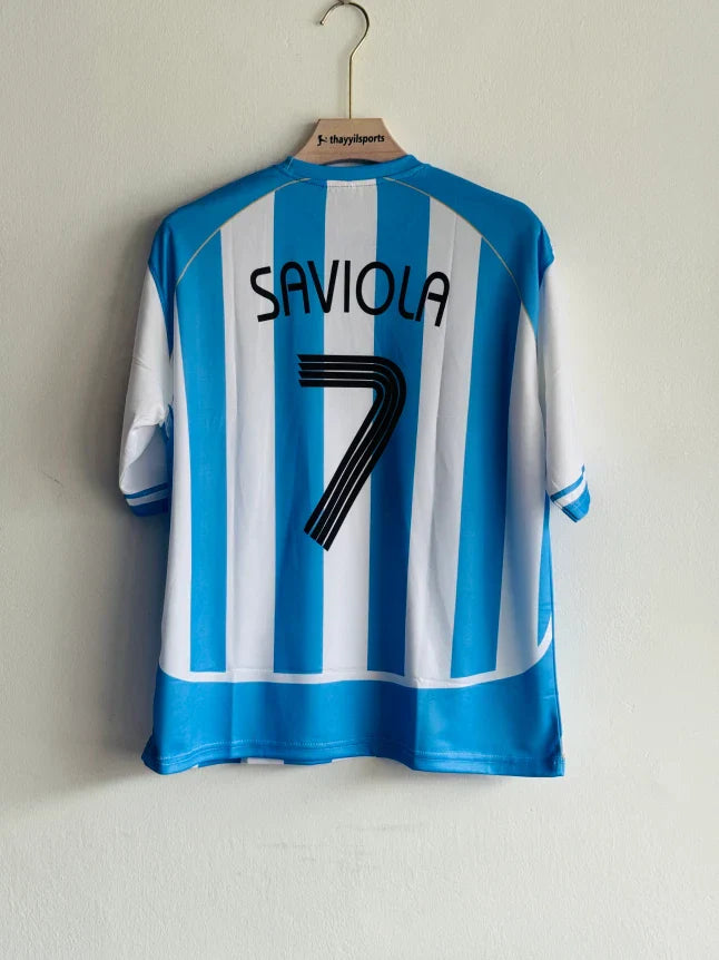 ARGENTINA 2006 HOME KIT SAVIOLA FIVESLEEVE