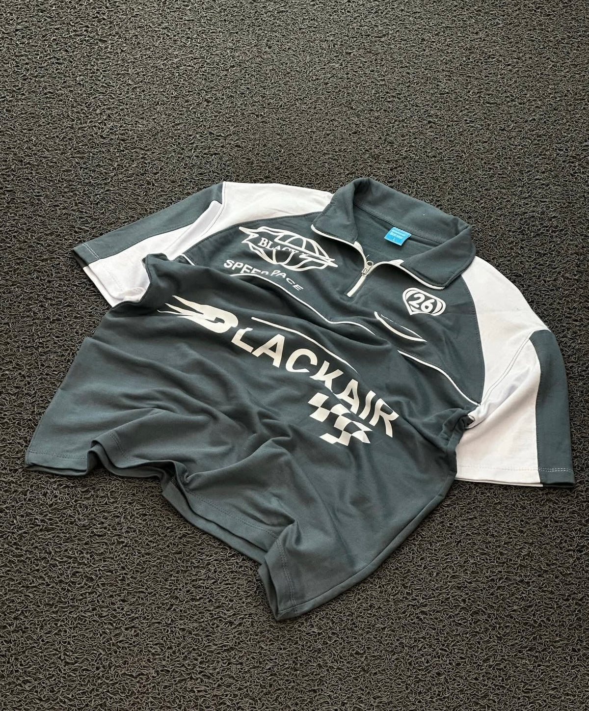 Premium Grey Blackair polo