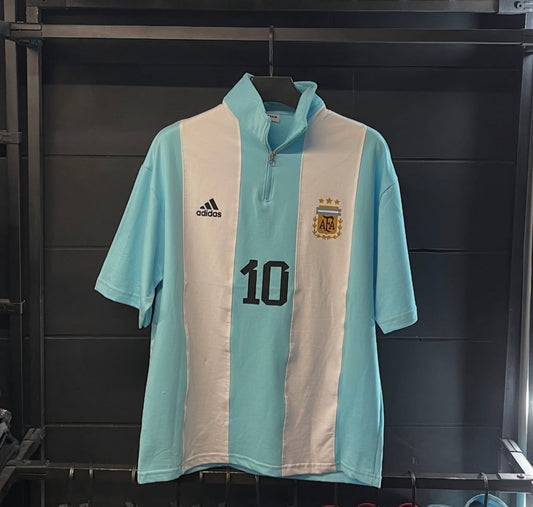 AFA printed football zipper