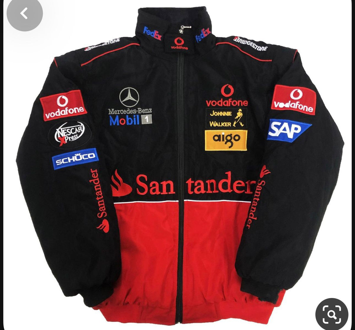 MERCEDES BENZ SANTANDER BOMBER JACKET