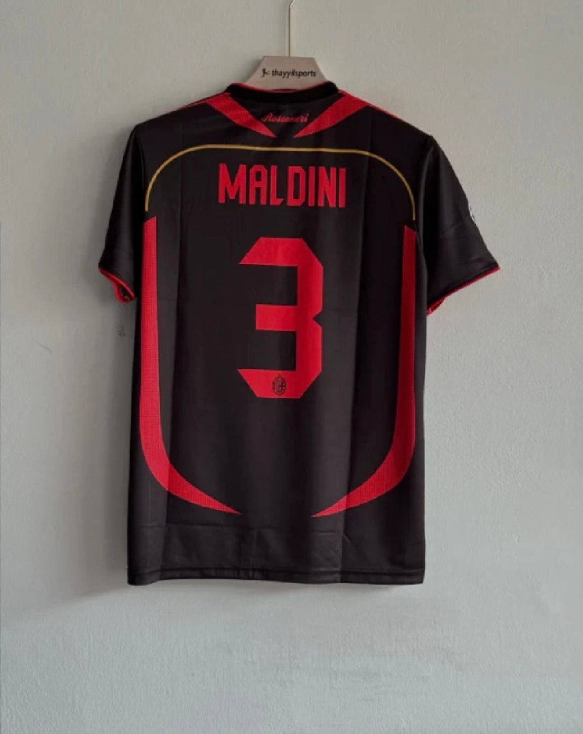 Ac milan Maldini 3 black