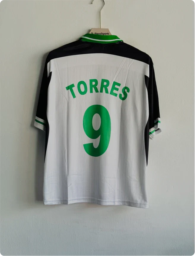 LIVERPOOL TORRES GREEN AND WHITE FIVESLEEVE POLO