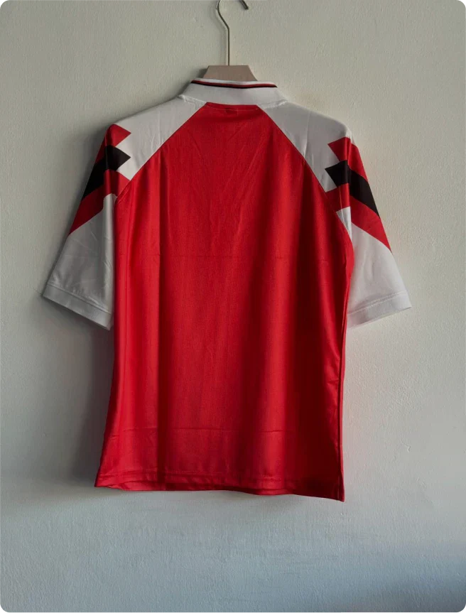 ARSANEL 1992-93 HOME KIT V KNITTED POLO FIVESLEEVE PREMIUM