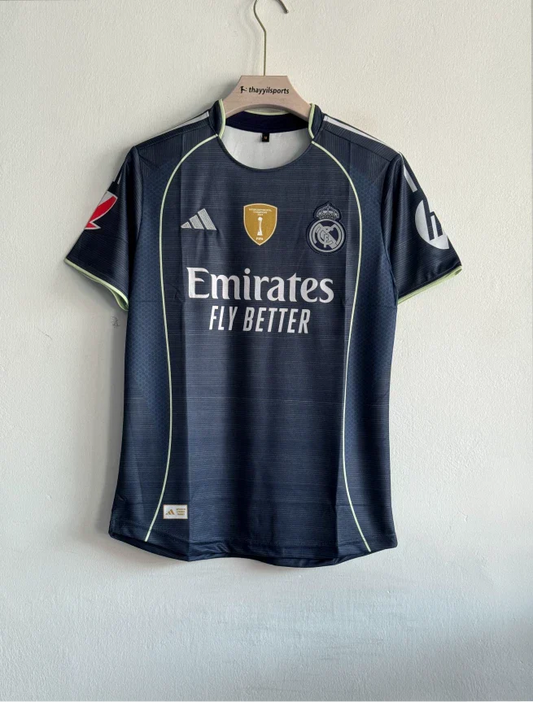 REAL MADRID 25-26 AWAY KIT BELLINGHAM PRINTED PREMIUM
