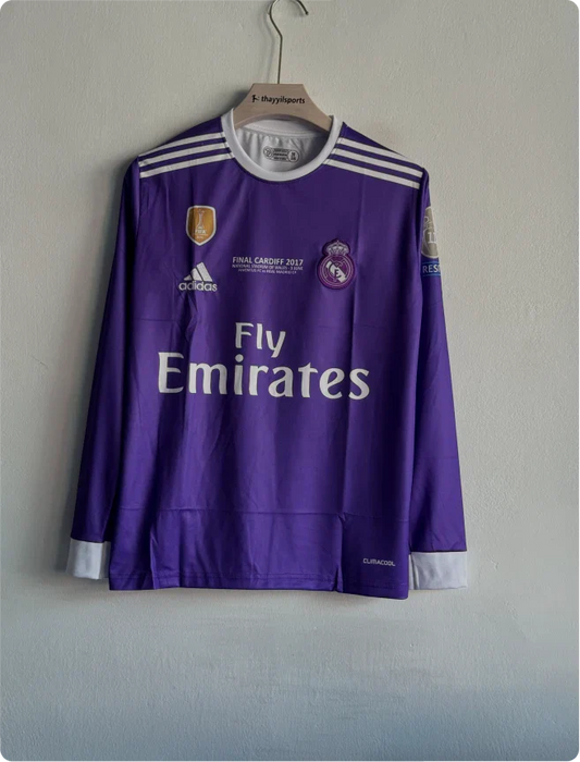 REAL MADRID 2016-17 AWAY KIT RONALDO FULLSLEEVE PRINTED PREMIUM