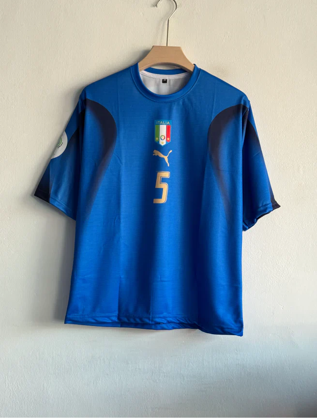 ITALY 2006 HOME KIT CANNAVARO FIVESLEEVE