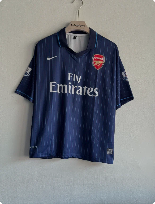 ARSANEL 2009-10 AWAY KIT ARSHAVIN FIVESLEEVE POLO