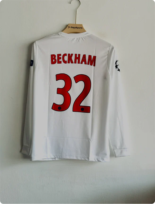 PSG 2012-13 AWAY KIT BECKHAM FULLSLEEVE PRINTED JERSEY