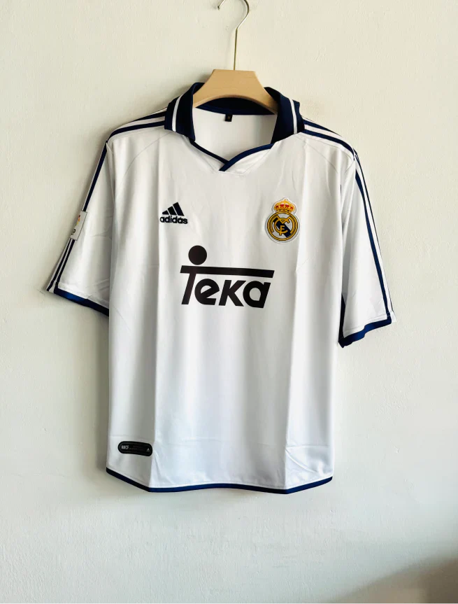 Real Madrid 2000-2001 Home Jersey