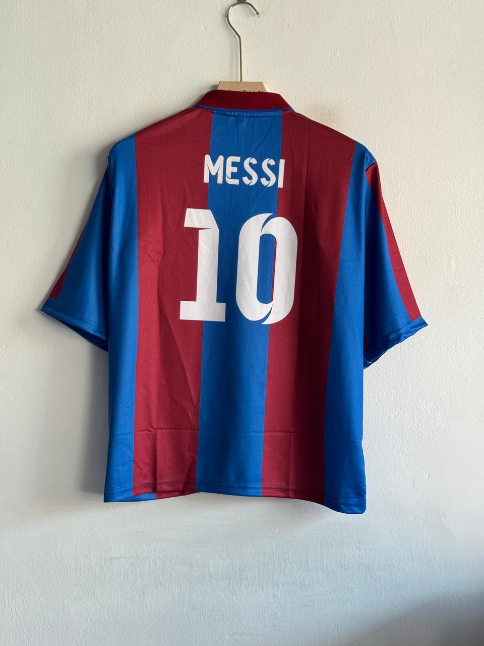 FC Barcelona Retro Tribute Jersey – Lionel Messi #10 – Polo Edition