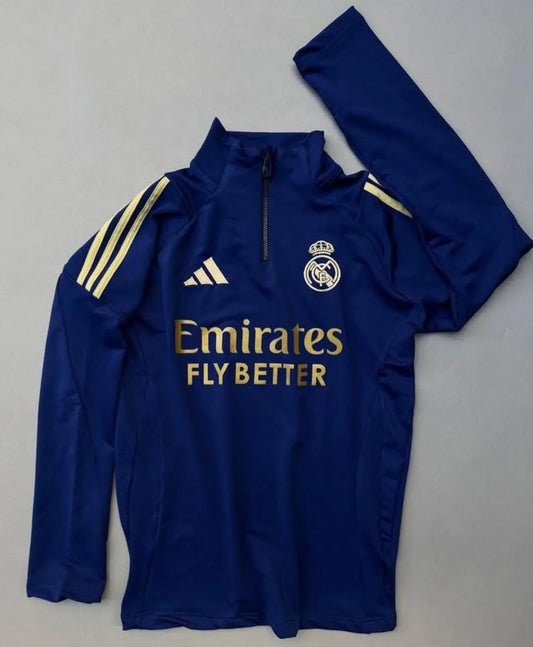Real Madrid Premium Quality Digital printing Football zipper