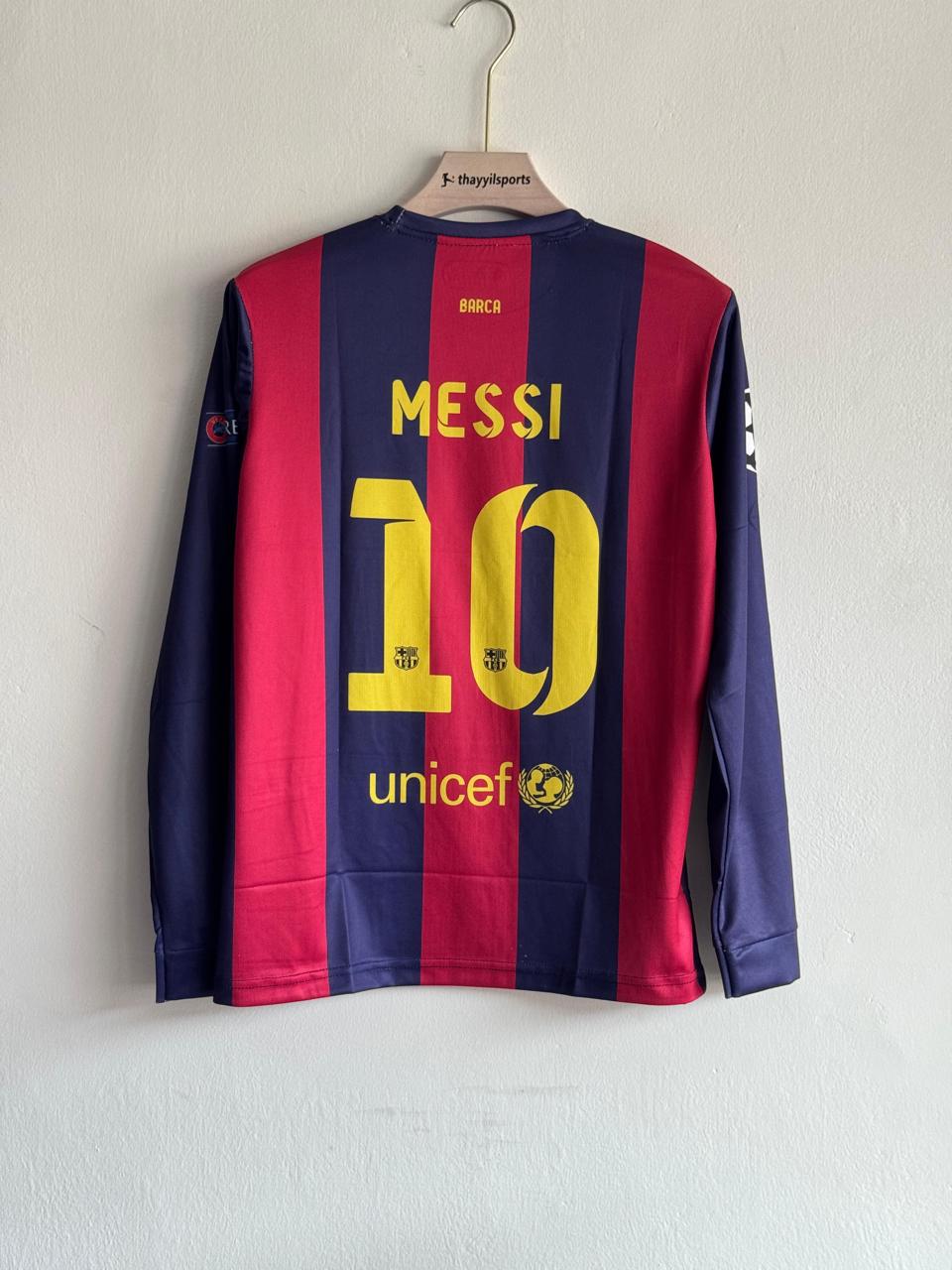 Nike FC Barcelona 2014-15 Long Sleeves Home Printed Jersey