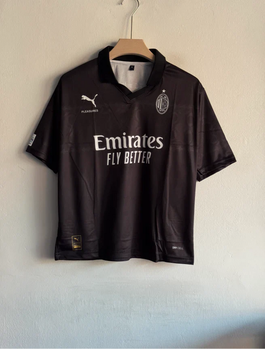 ACMILAN 2024 SPECIAL EDITION BLACK KIT MALDINI FIVESLEEVE POLO
