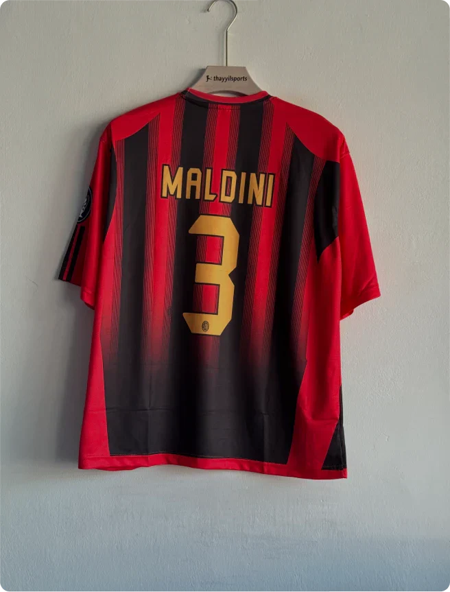 ACMILAN 2004-05 HOME KIT MALDINI FIVESLEEVE